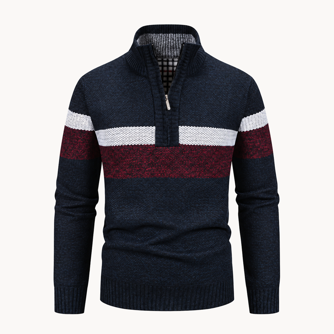 Jersey Emmett Forrado en Fleece de Media Cremallera