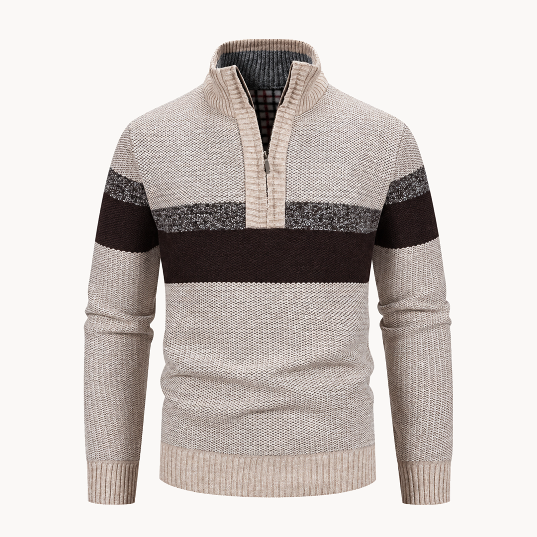 Jersey Emmett Forrado en Fleece de Media Cremallera