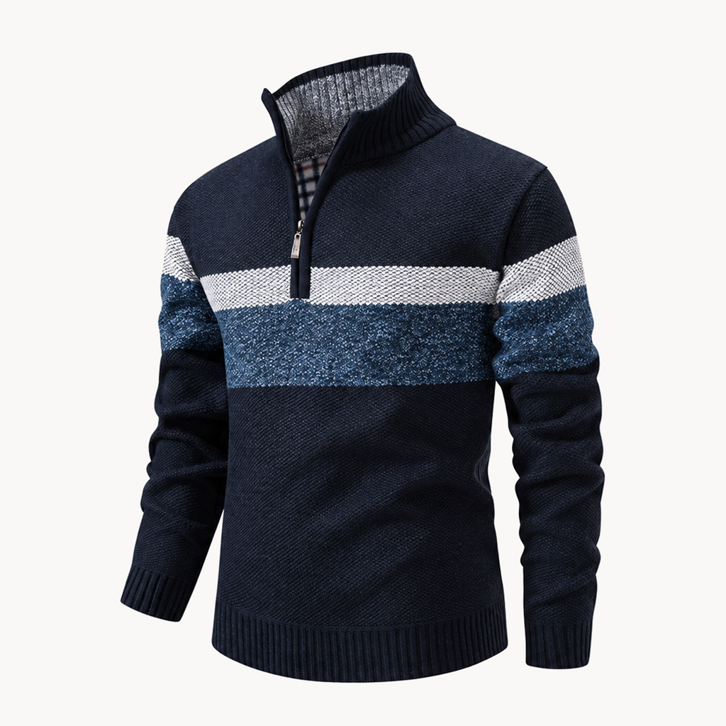 Jersey Emmett Forrado en Fleece de Media Cremallera