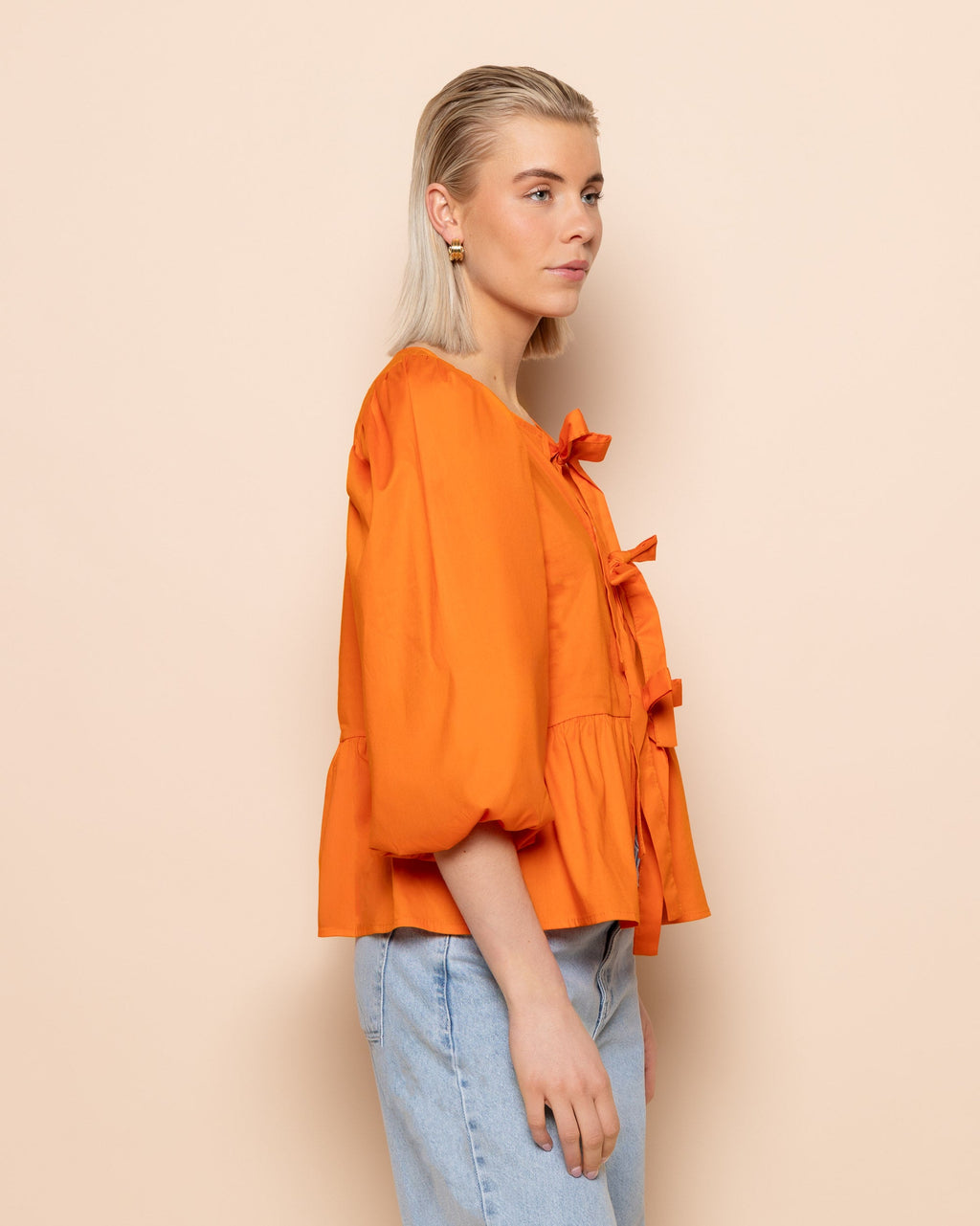 Teresa - Blusa Femenina Elegante Con Lazos