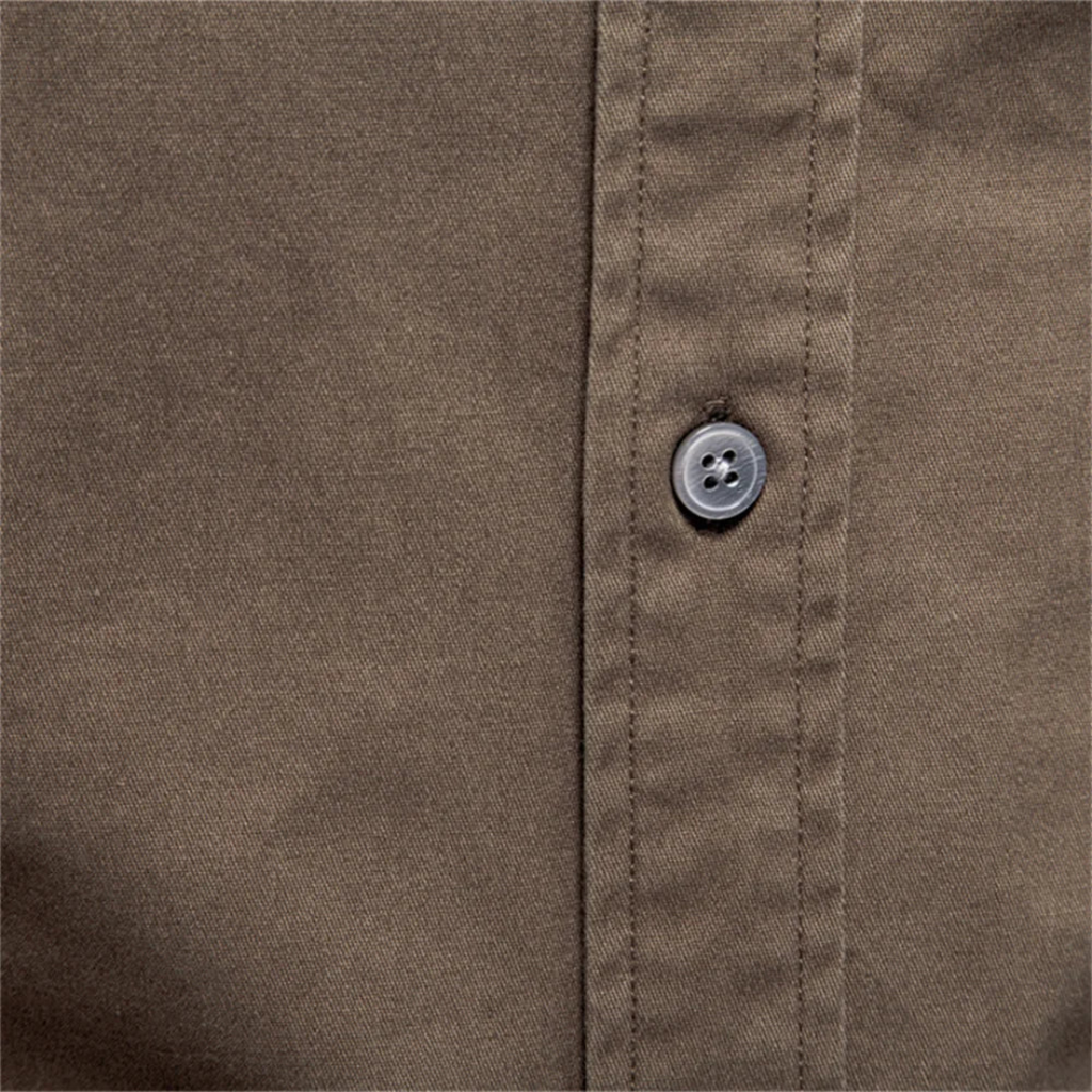 Camisa Hartley de Algodón con Bolsillo