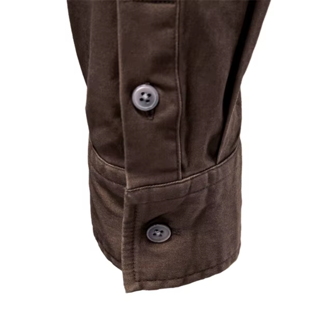 Camisa Hartley de Algodón con Bolsillo