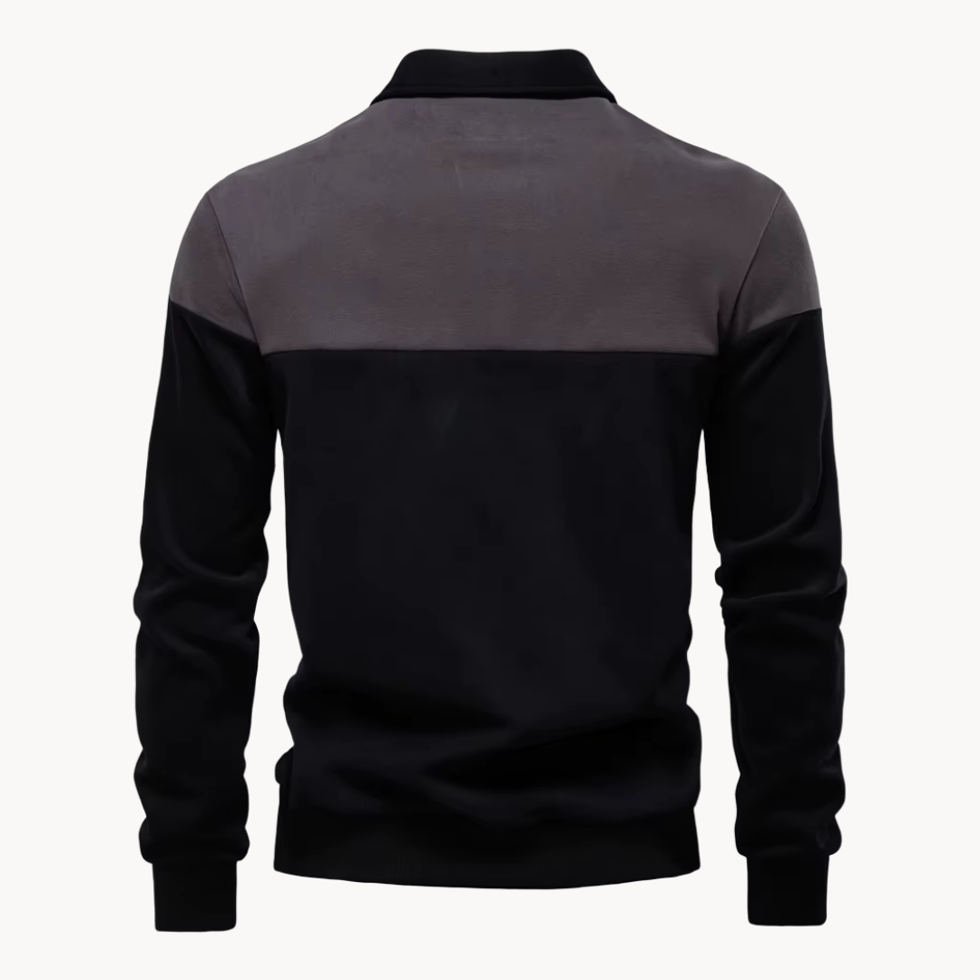 Sudadera Polo Rugby Beckett Bicolor