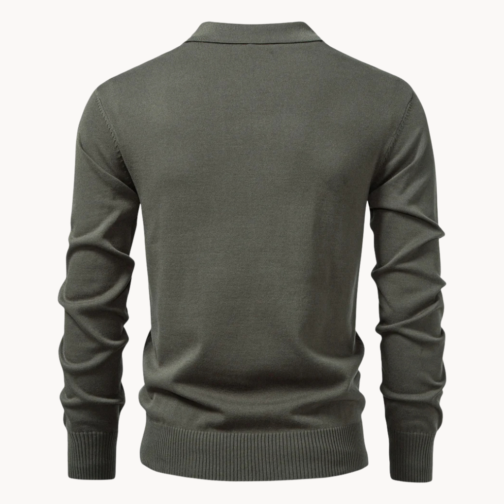 Polo Eldridge de Canalé con Cremallera