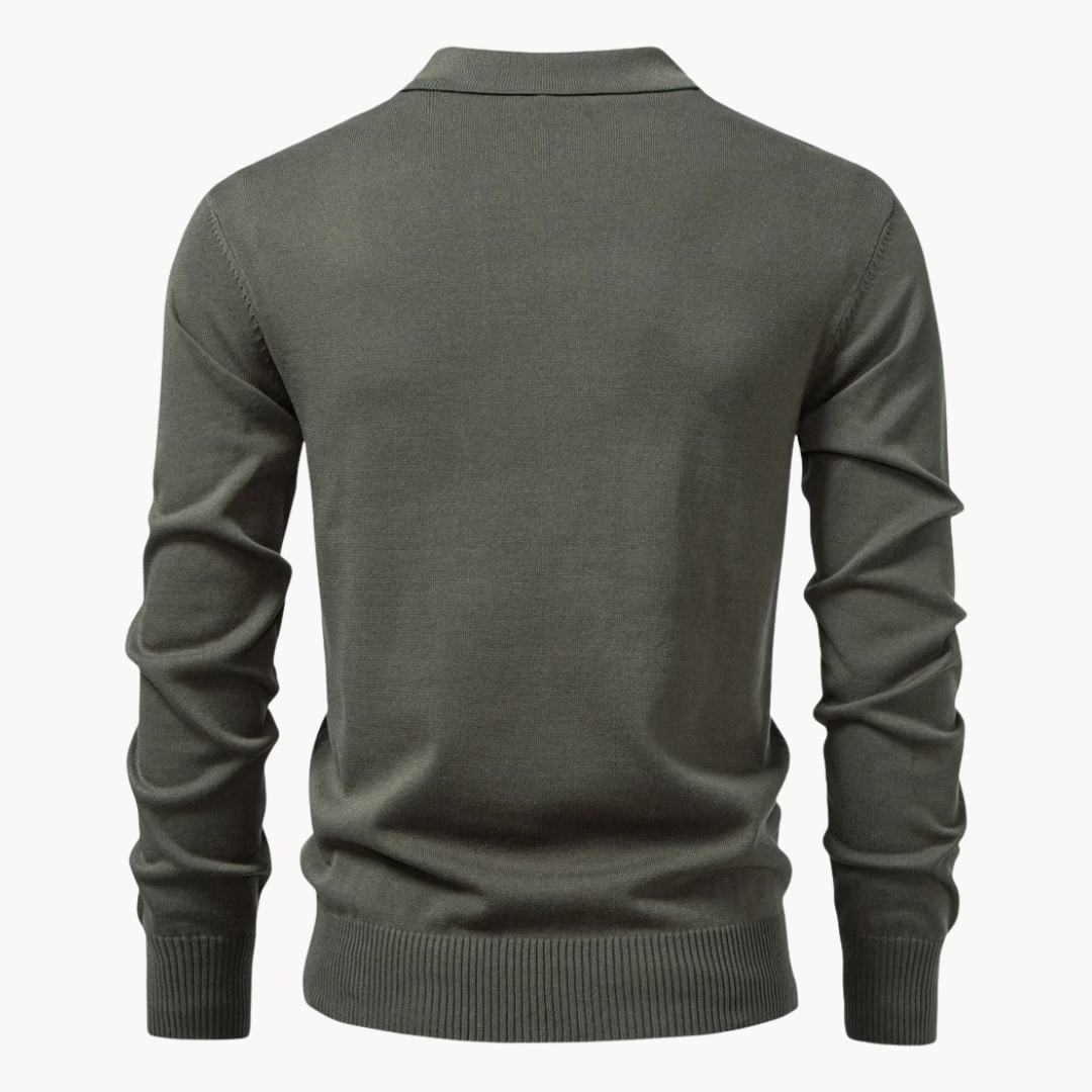 Polo Eldridge de Canalé con Cremallera