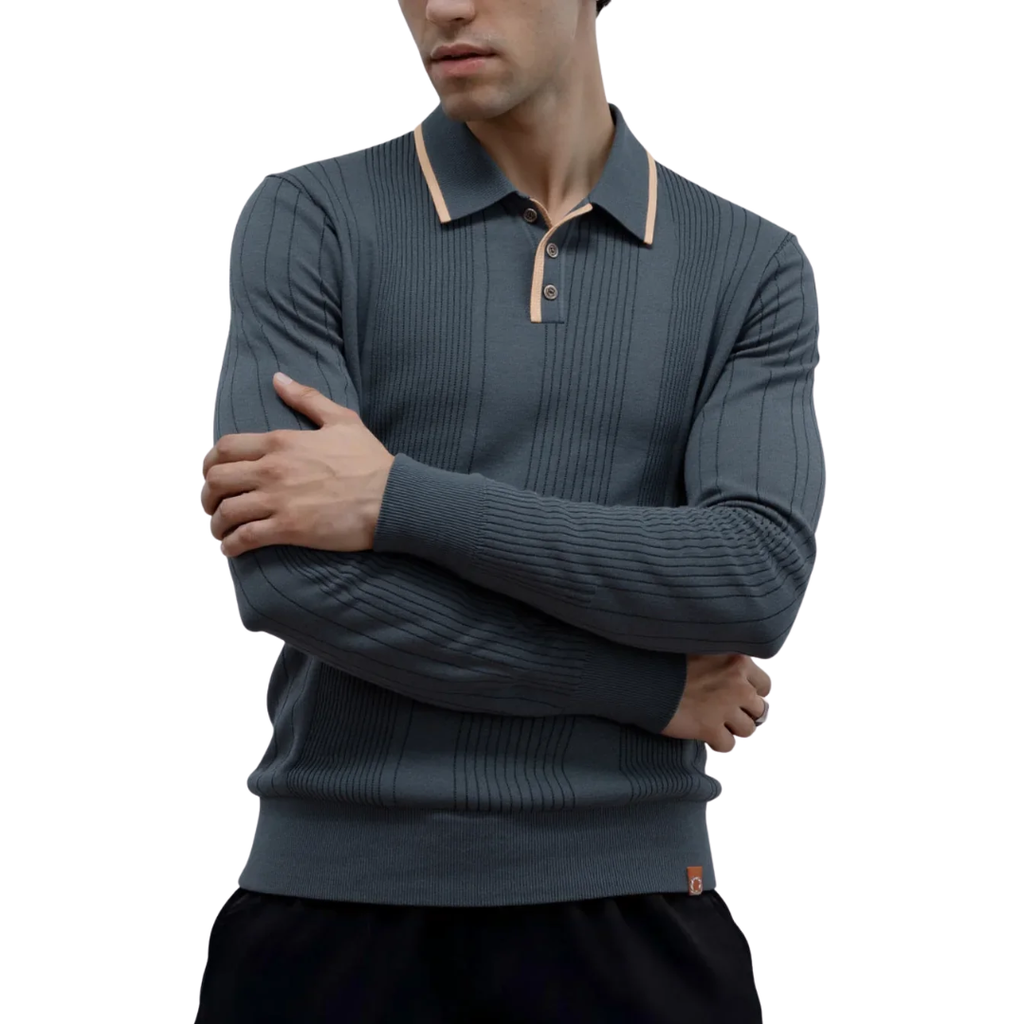 Polo Fletcher de Punto con Botones