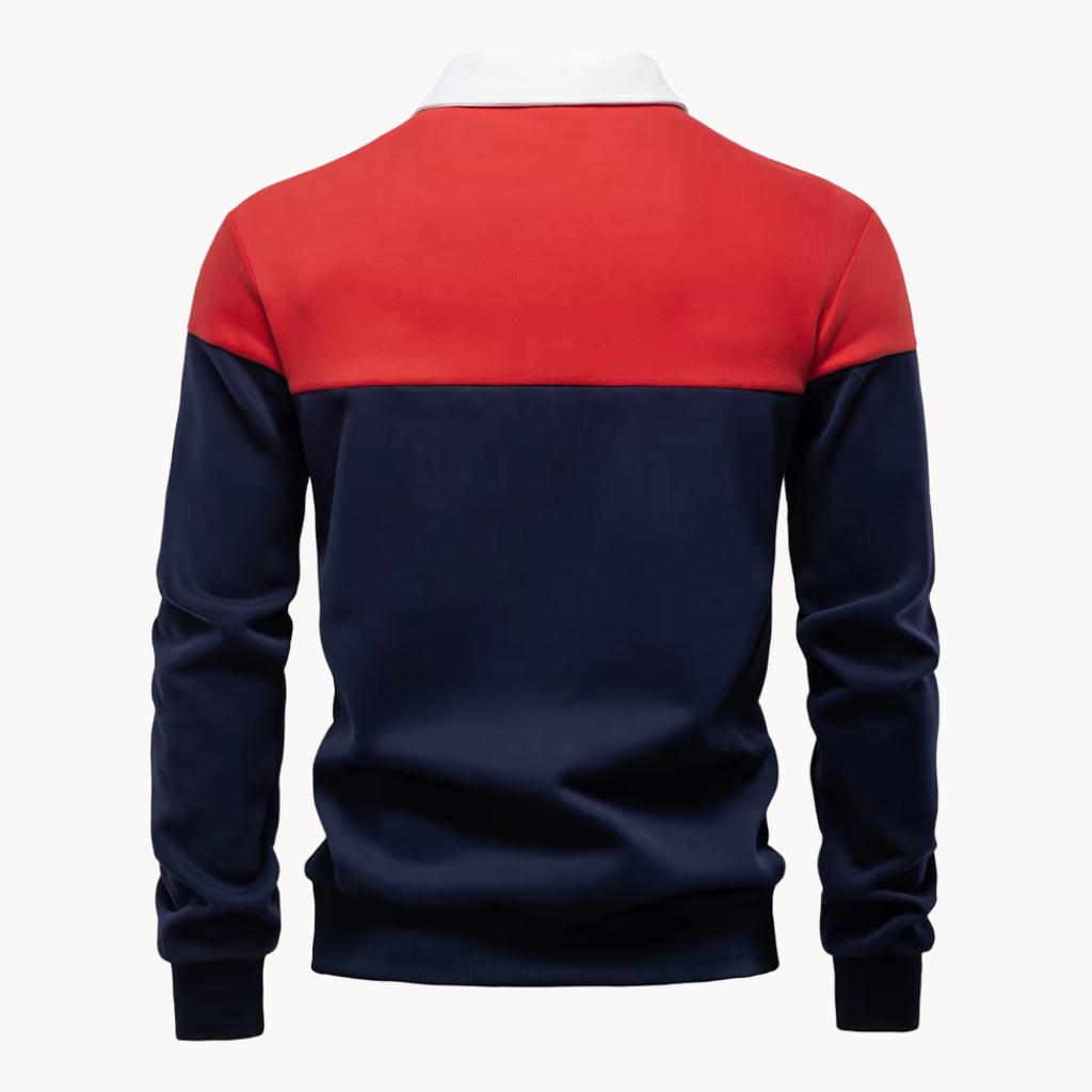 Sudadera Polo Rugby Beckett Bicolor