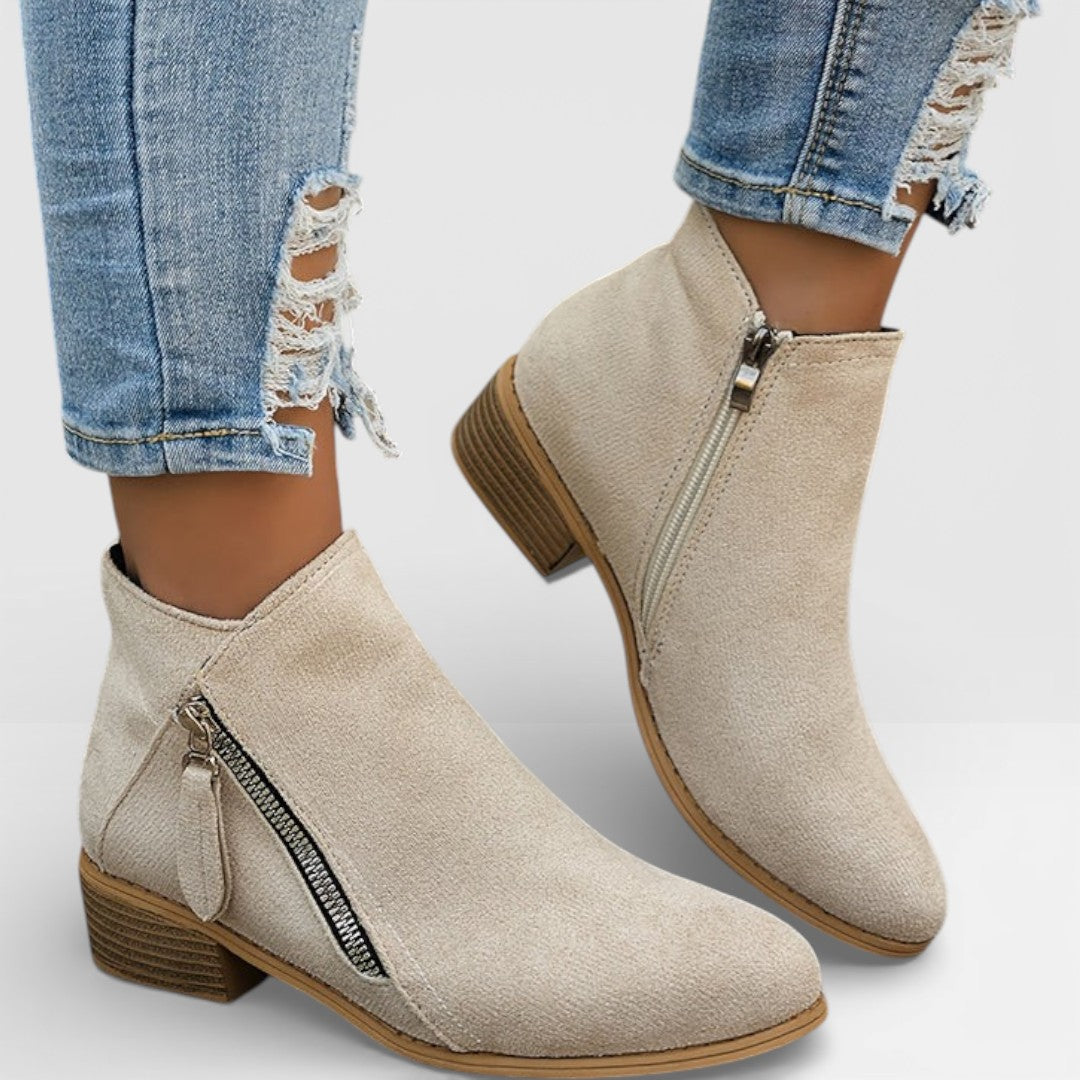 Sofia - Botines Elegantes con Tacón