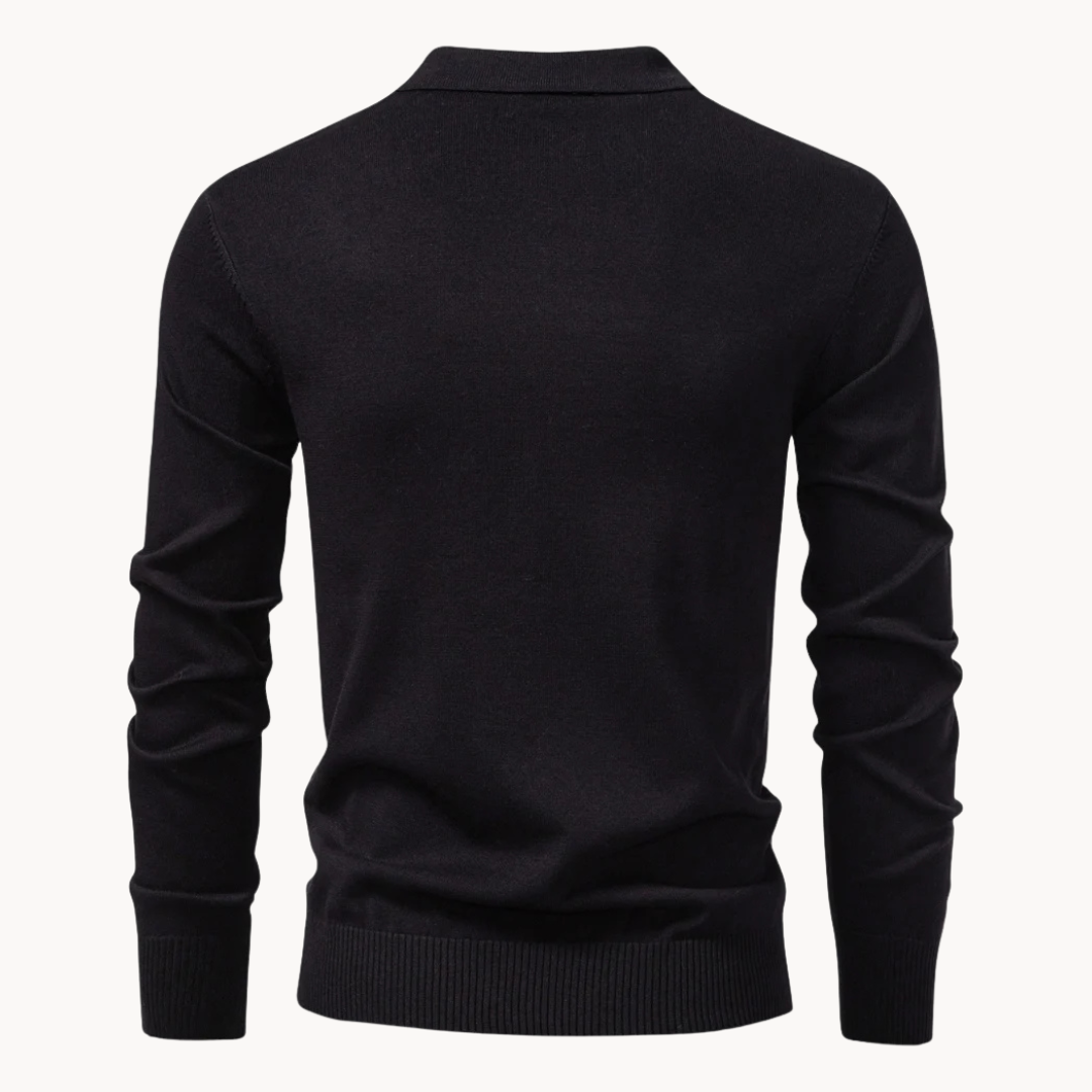 Polo Eldridge de Canalé con Cremallera