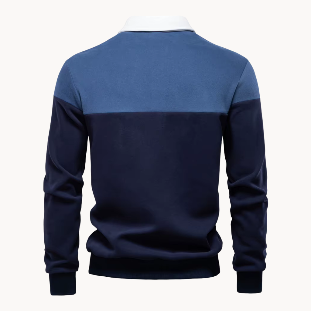 Sudadera Polo Rugby Beckett Bicolor