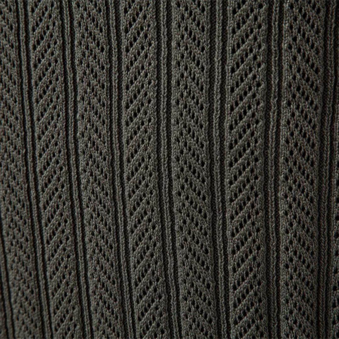 Polo Eldridge de Canalé con Cremallera