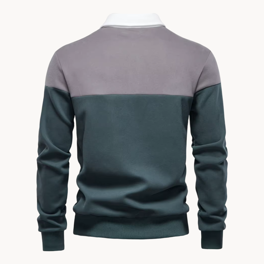 Sudadera Polo Rugby Beckett Bicolor