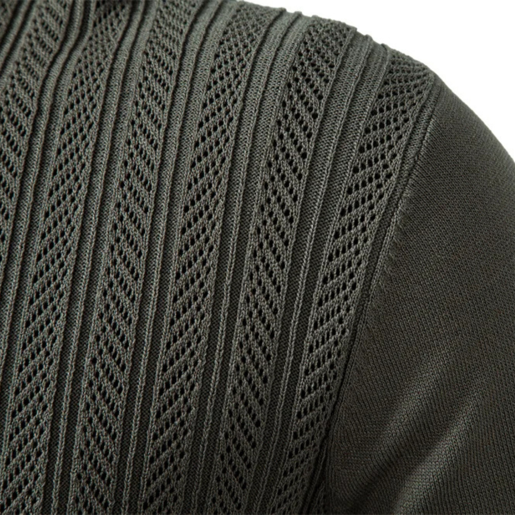 Polo Eldridge de Canalé con Cremallera
