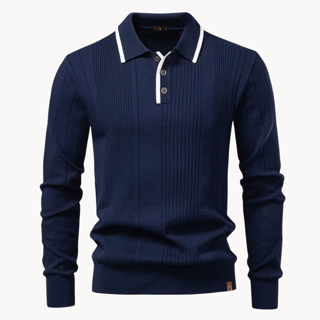 Polo Fletcher de Punto con Botones