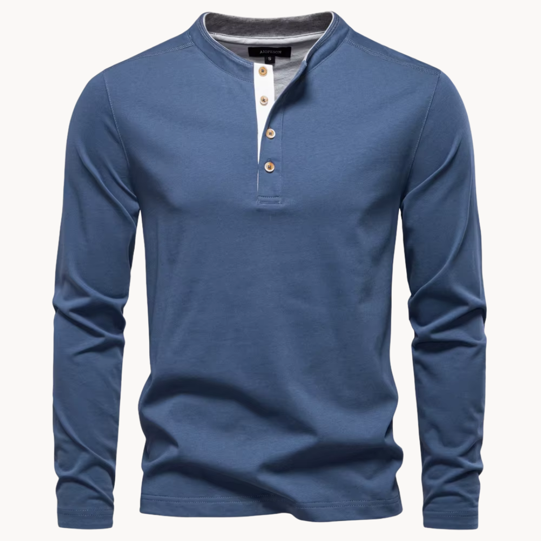 Camisa Henley Owen de Algodón