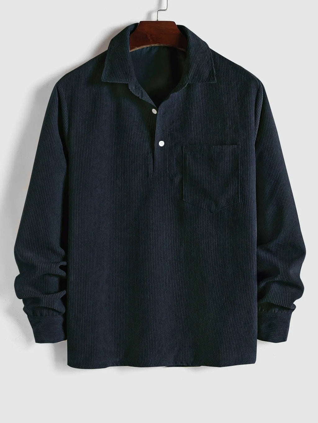 Lucas - CAMISA DE MANGA LARGA PARA HOMBRE CON MEDIO BOTÓN