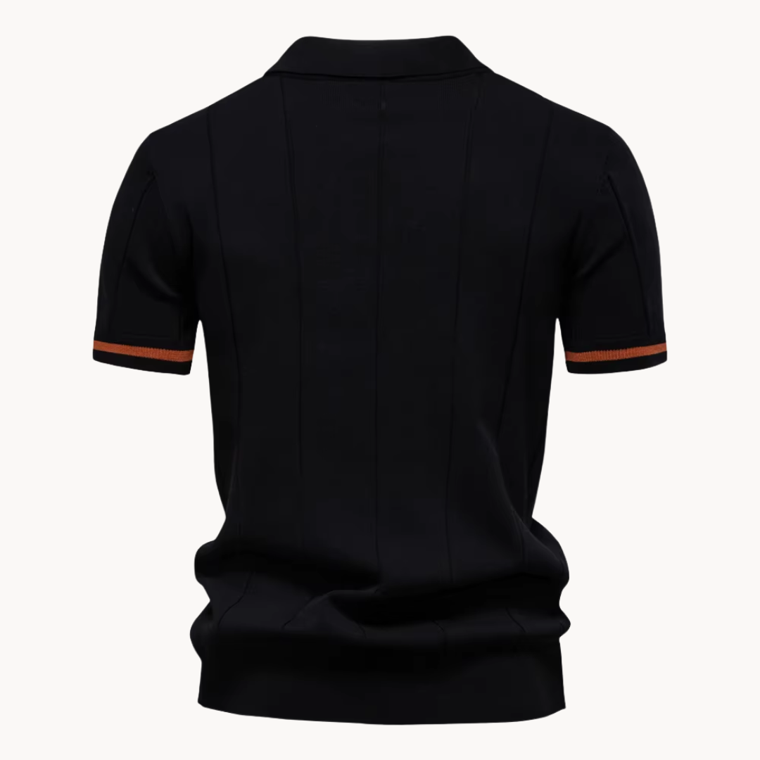 Polo Callahan de Punto con Cremallera