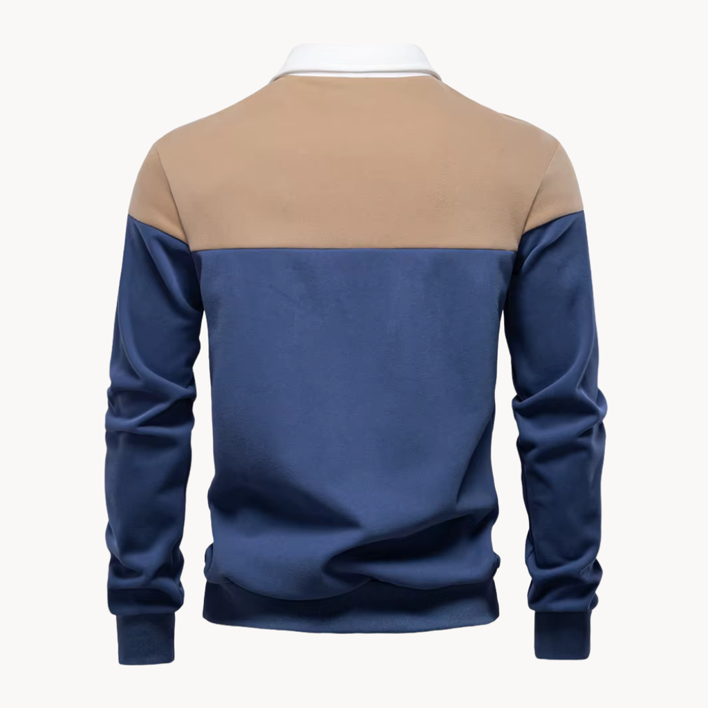 Sudadera Polo Rugby Beckett Bicolor