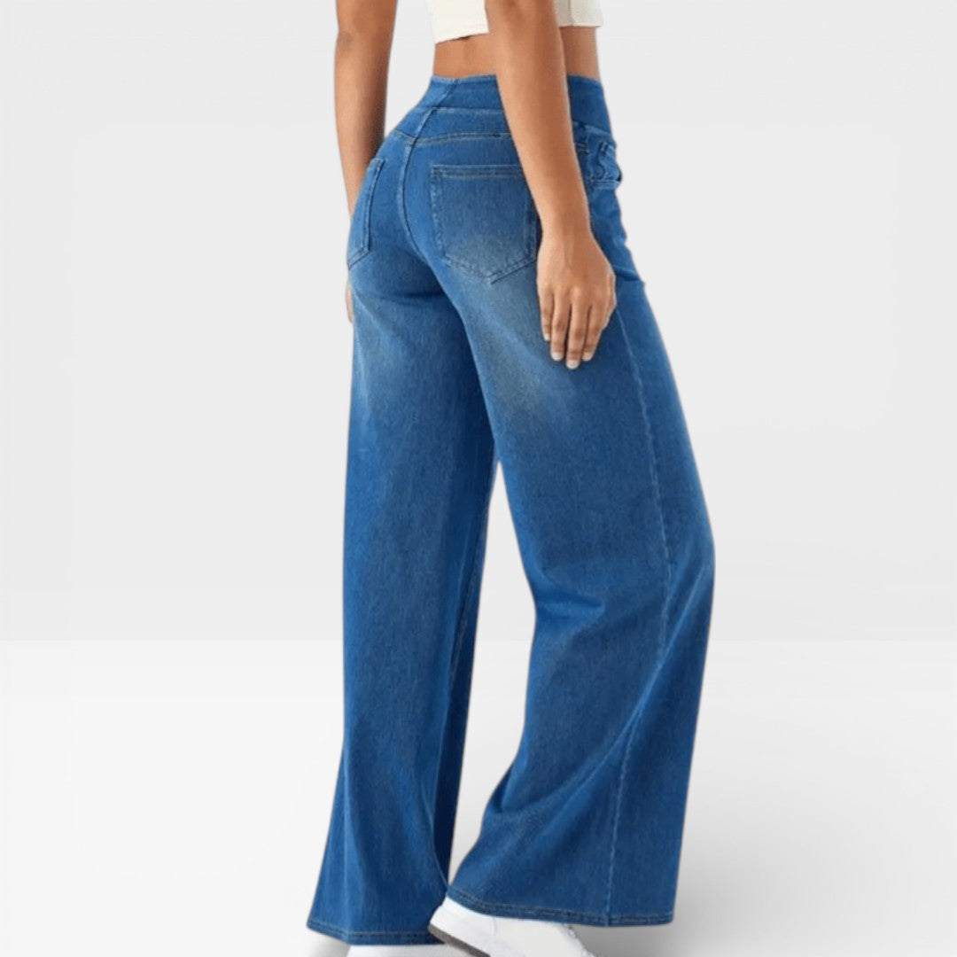 Lucía – Pantalón Denim Wide
