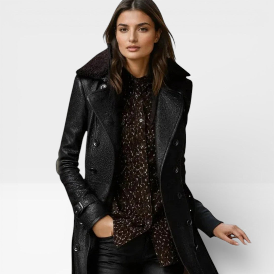 Bárbara - Chaqueta Elegante de cuero