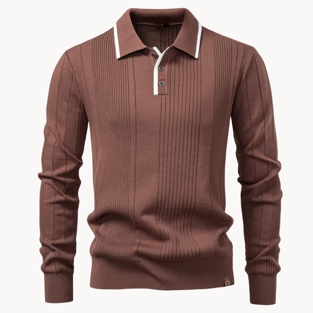 Polo Fletcher de Punto con Botones