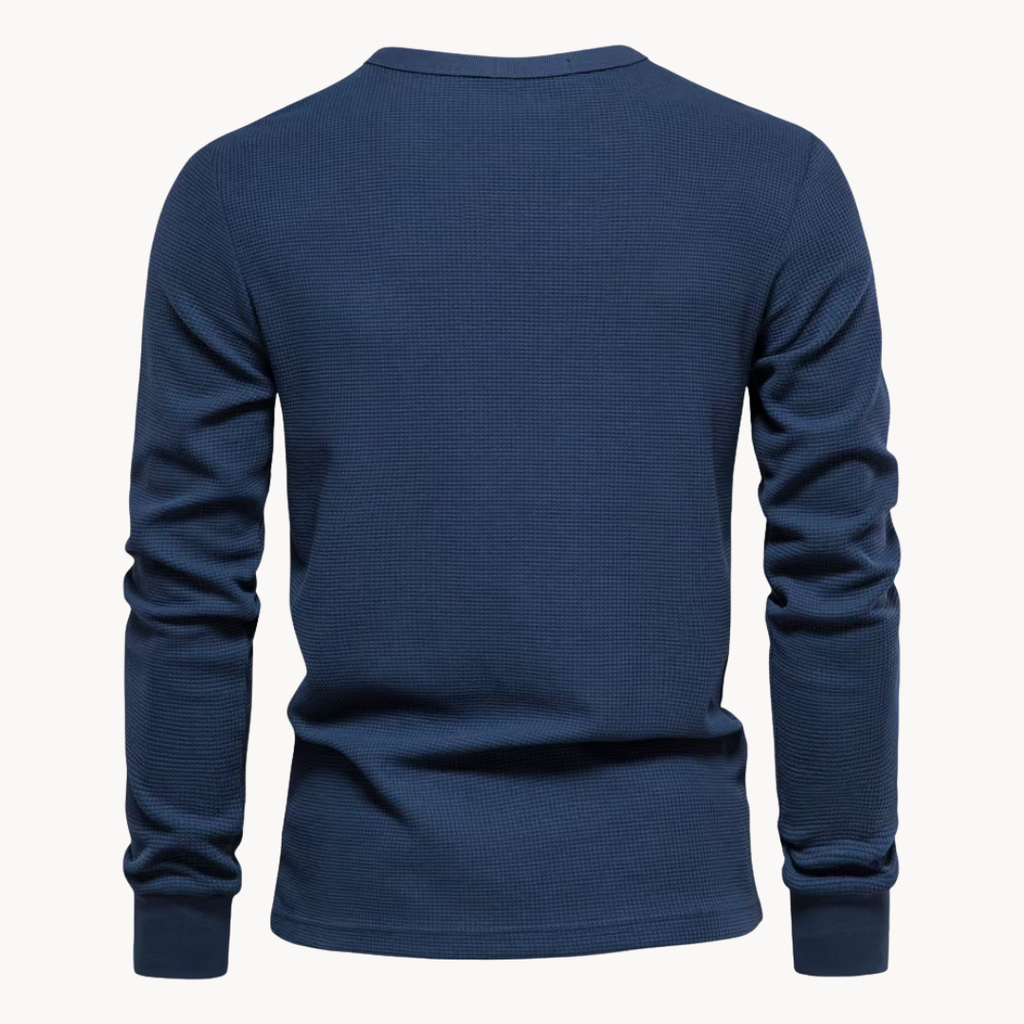 Camiseta Harlan de Punto Gofre Manga Larga