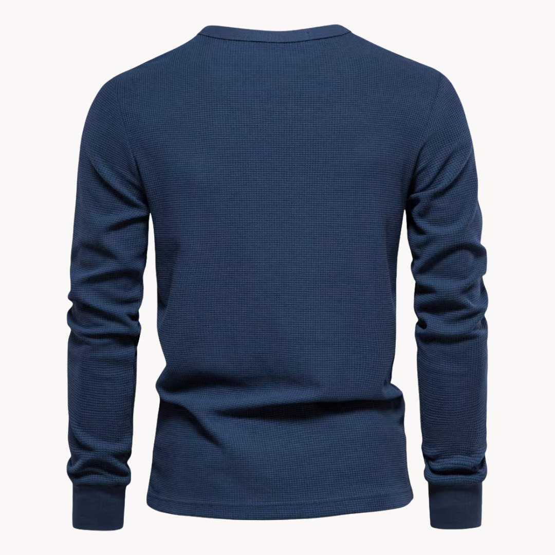 Camiseta Harlan de Punto Gofre Manga Larga