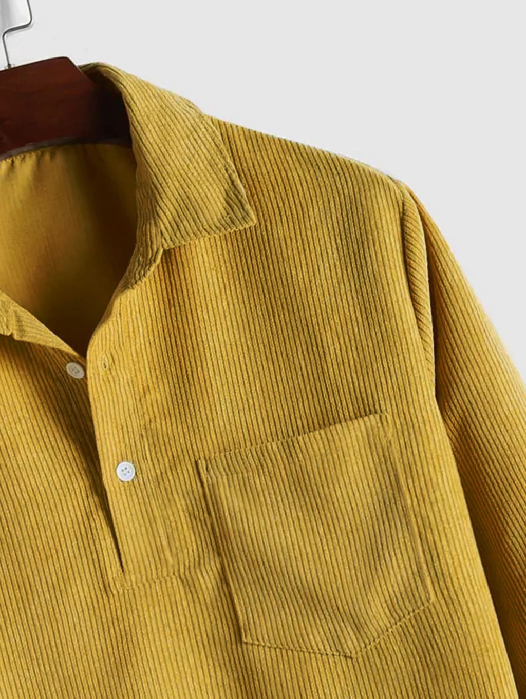 Lucas - CAMISA DE MANGA LARGA PARA HOMBRE CON MEDIO BOTÓN