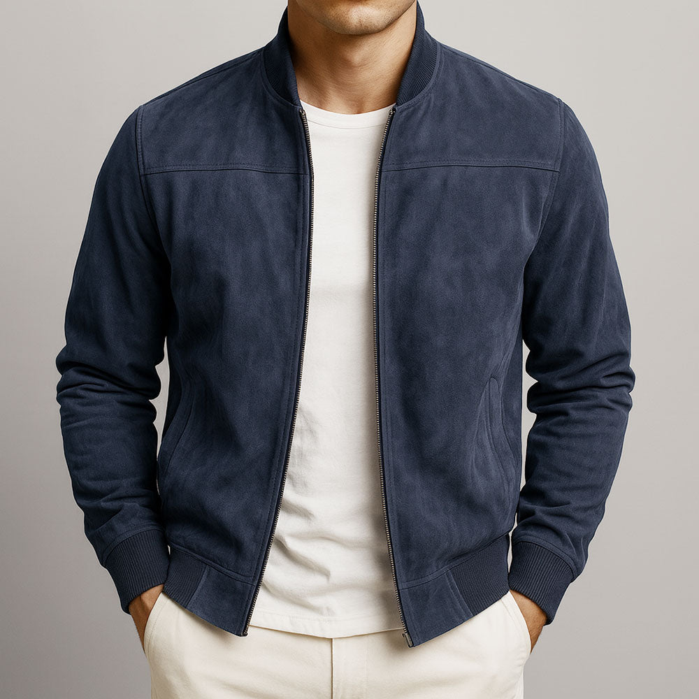 Axel Bomber– Clásica Chaqueta Suede Urbano