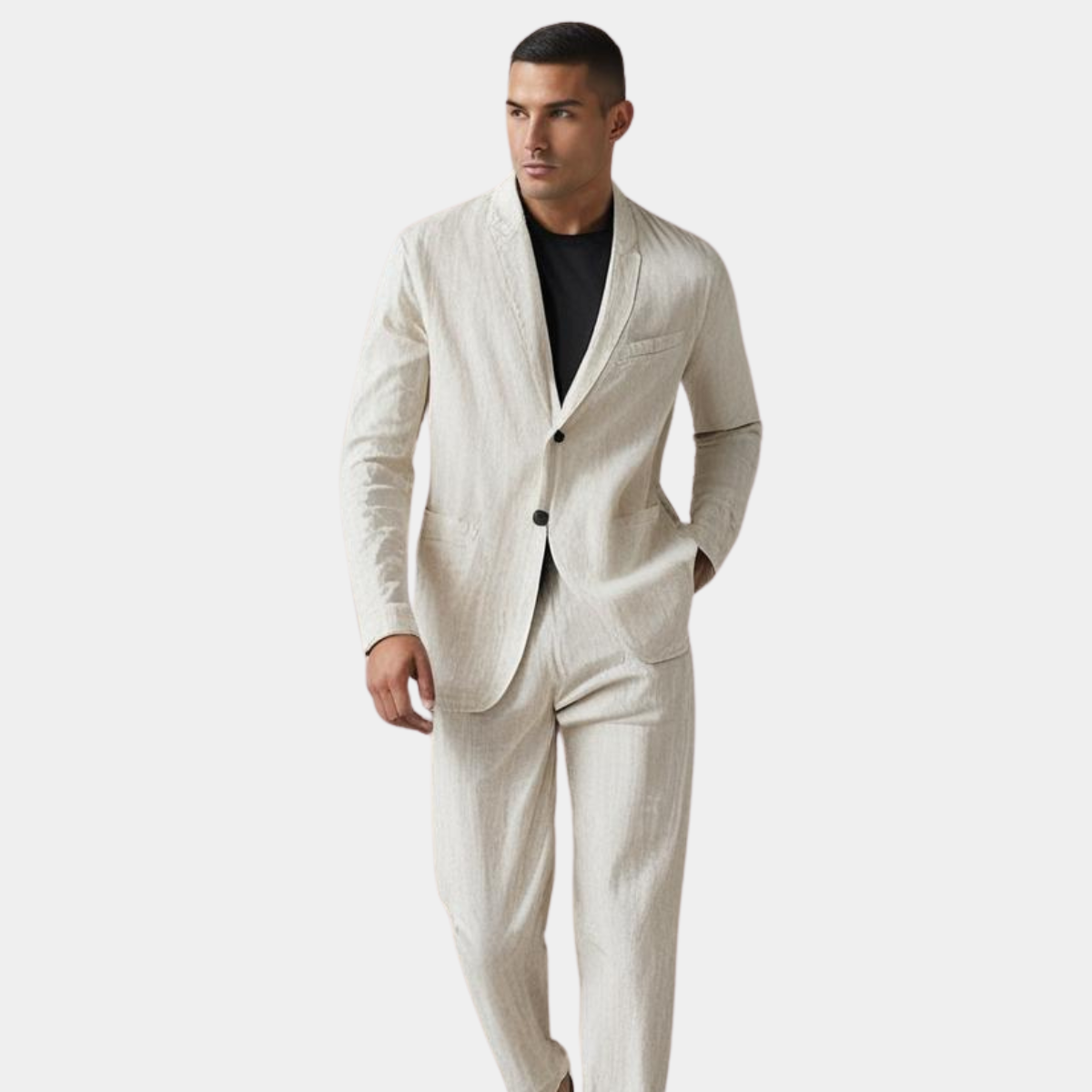 Octavio - VESTIDO LINO ELEGANTE