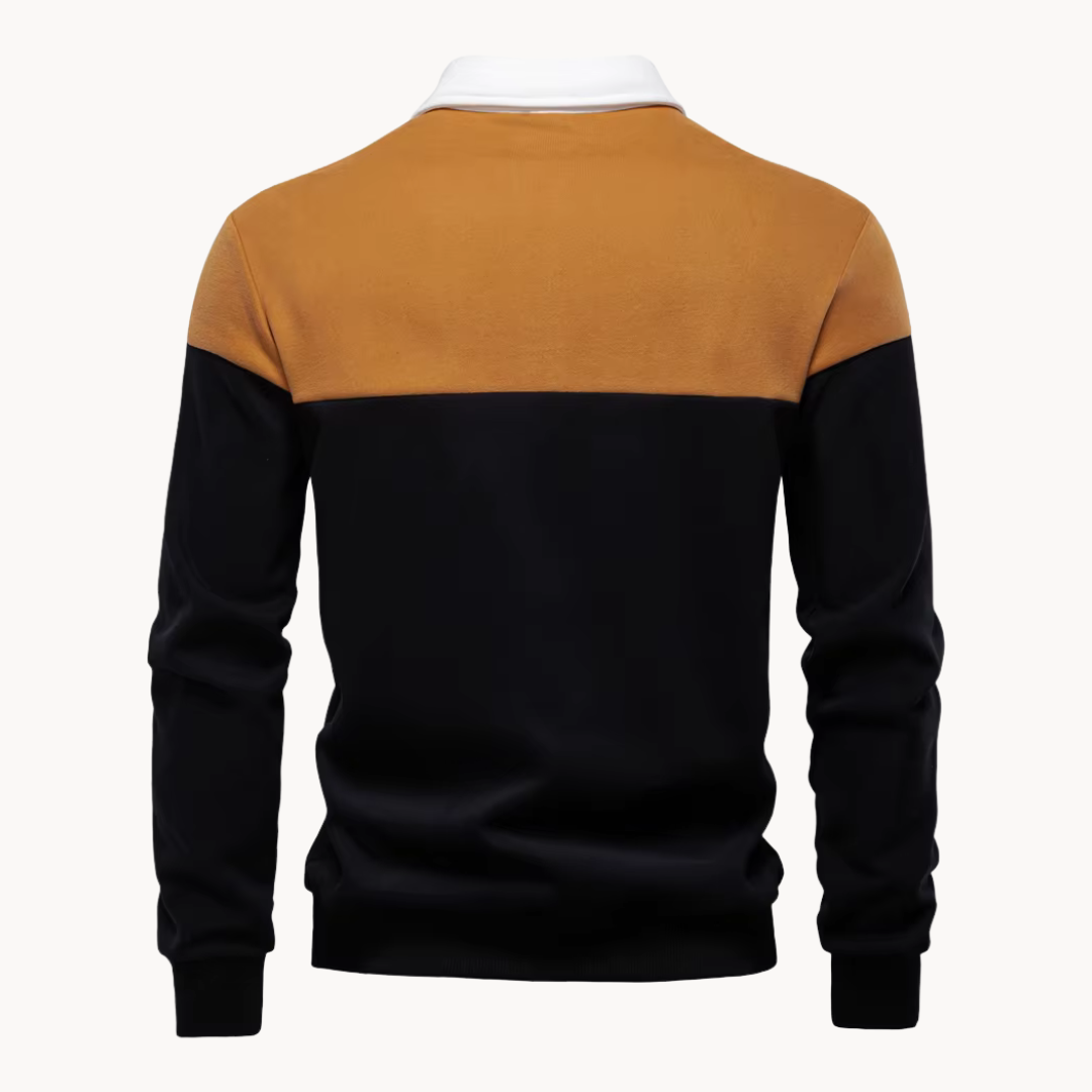Sudadera Polo Rugby Beckett Bicolor