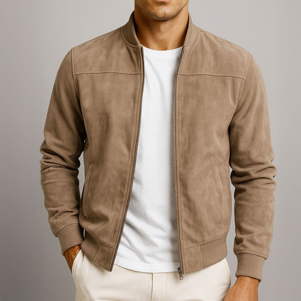 Axel Bomber– Clásica Chaqueta Suede Urbano