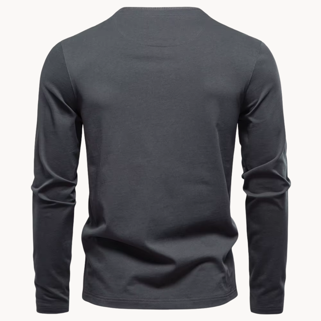 Camisa Henley Owen de Algodón