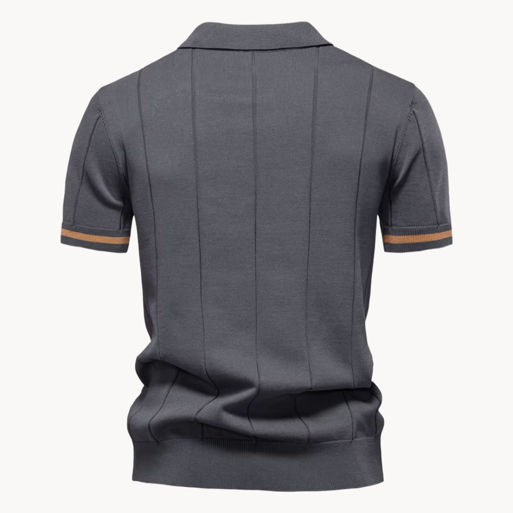 Polo Callahan de Punto con Cremallera