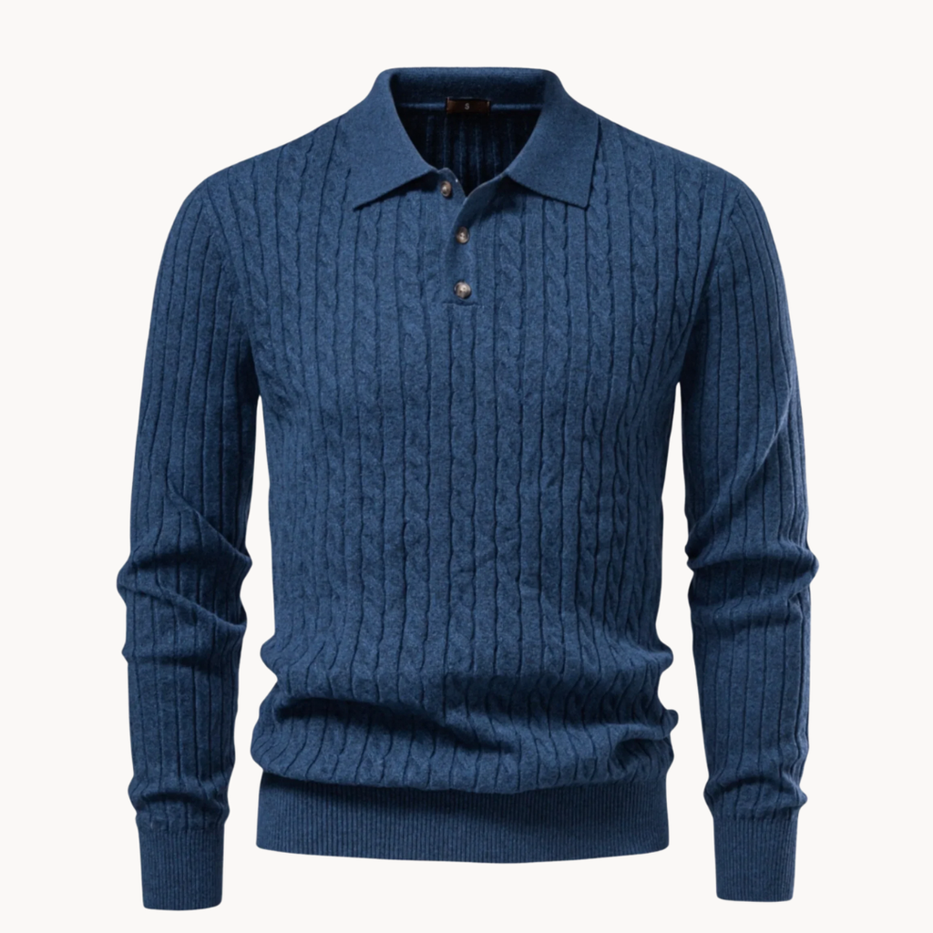 Polo Ashby de Punto Trenzado