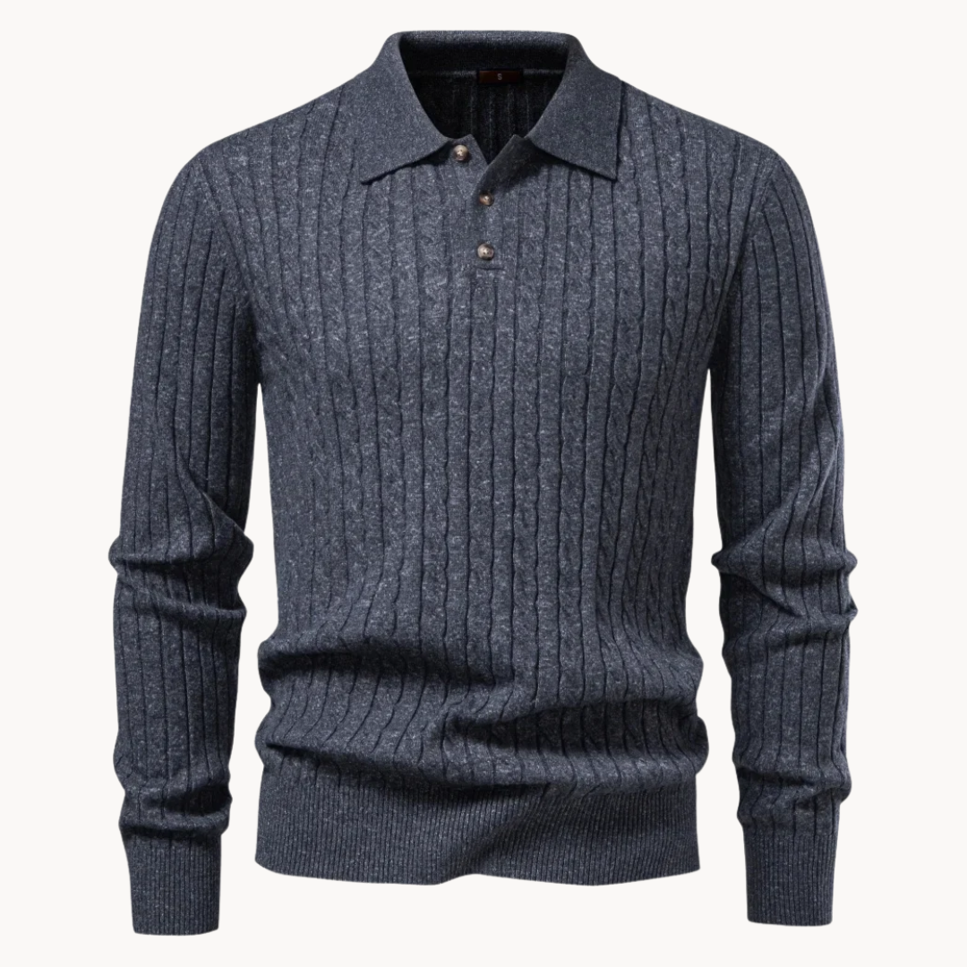 Polo Ashby de Punto Trenzado