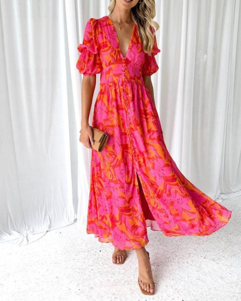 Estefania | Vestido Floral Casual