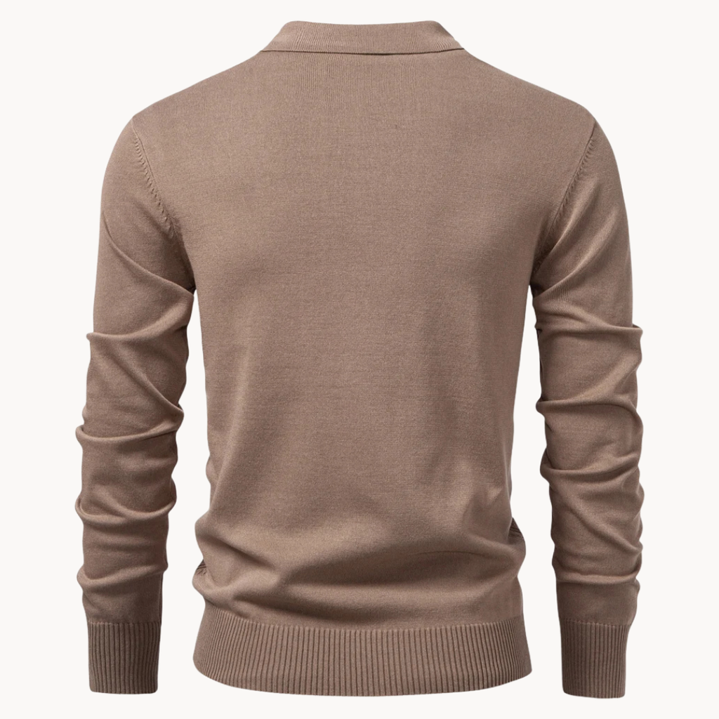 Polo Eldridge de Canalé con Cremallera