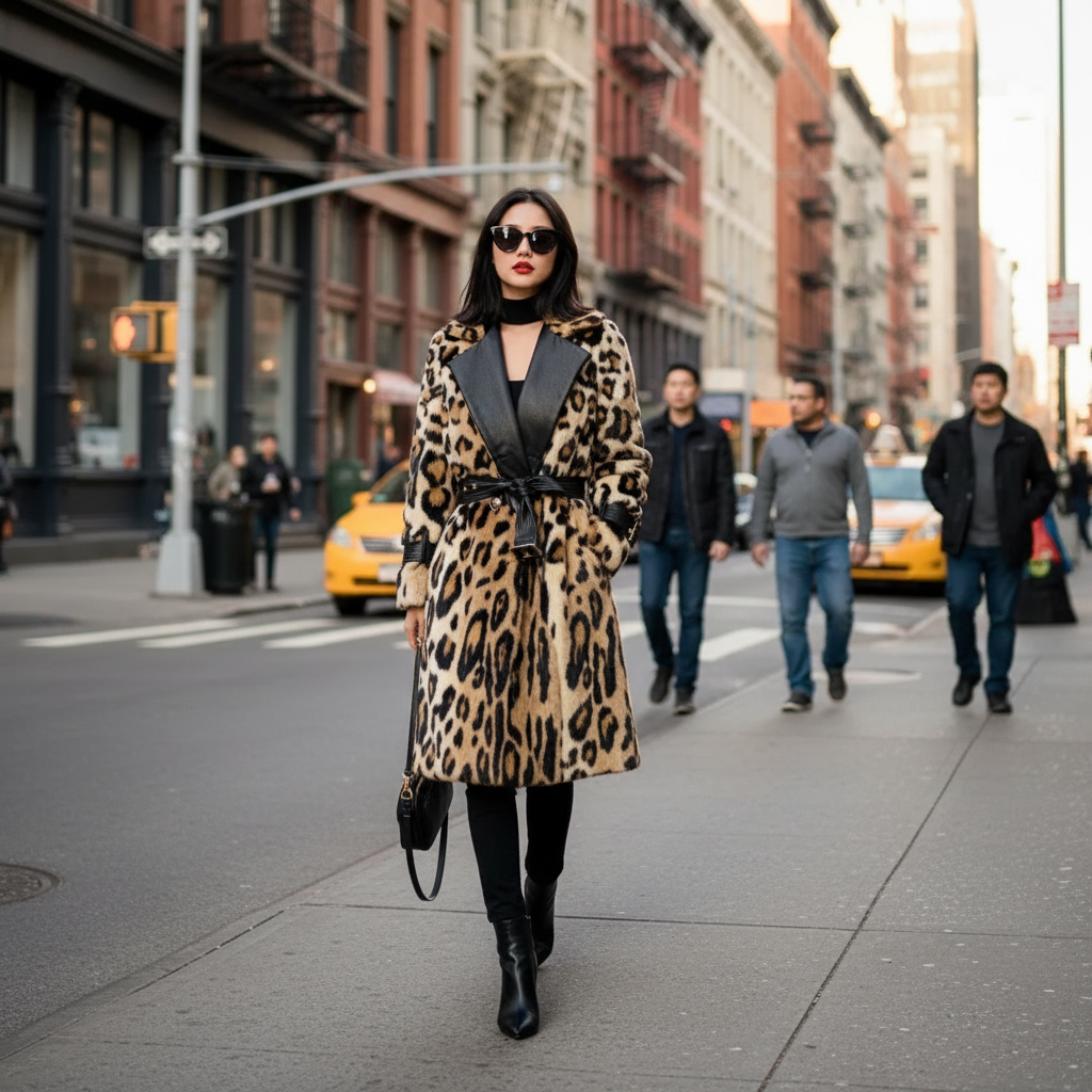 Ava | Abrigo Trench de Mujer con Cintura Ajustable y Solapa | Glamuroso