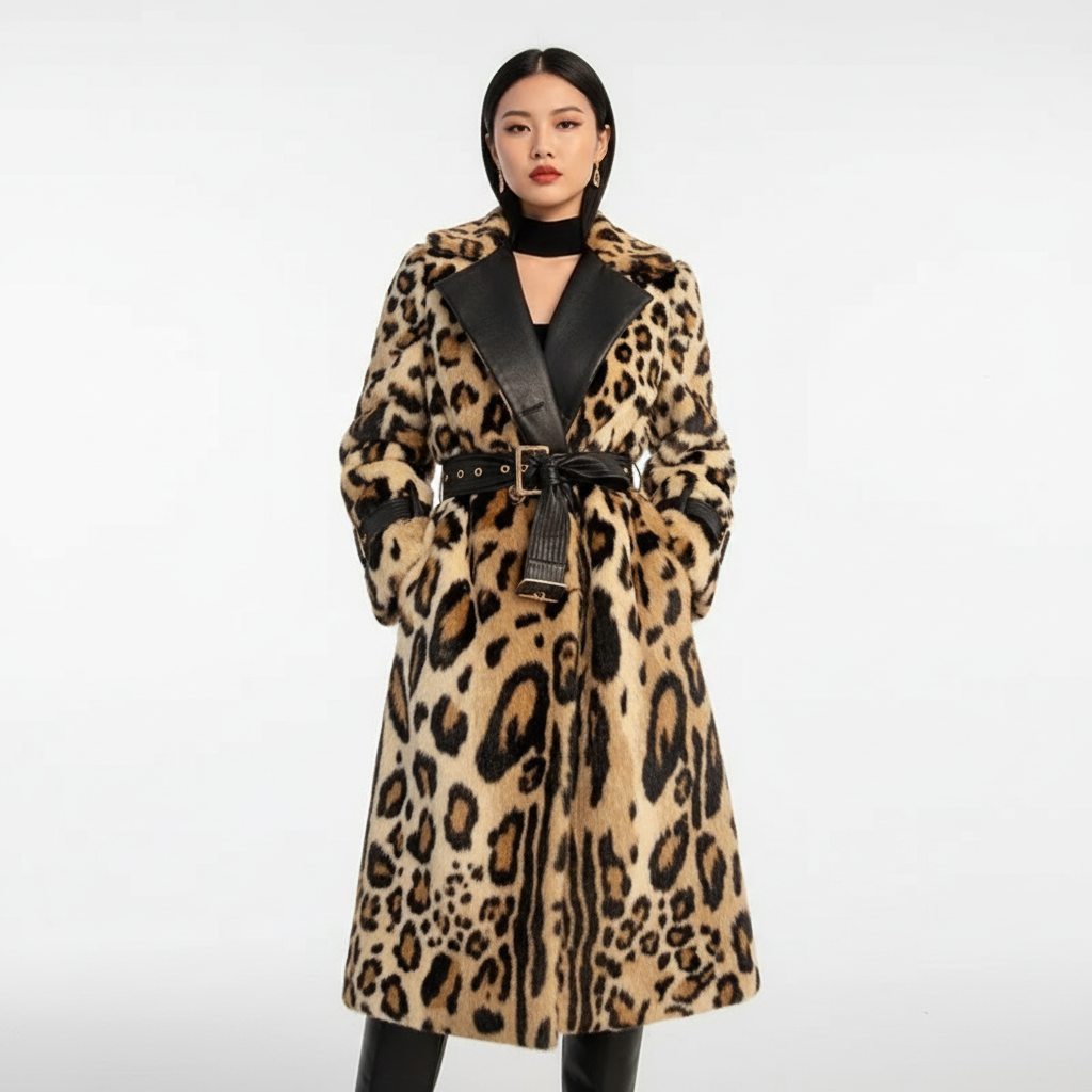 Ava | Abrigo Trench de Mujer con Cintura Ajustable y Solapa | Glamuroso