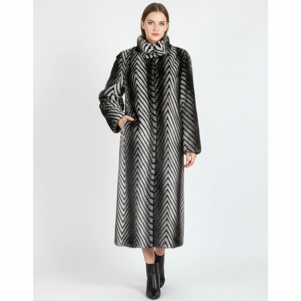 Avery | Abrigo Trench de Mujer con Cuello Alto y Manga Larga | Elegante