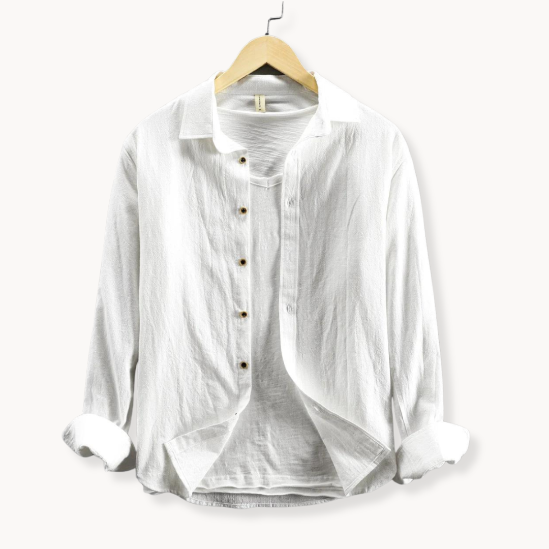 Camisa Whistler de Algodón y Lino