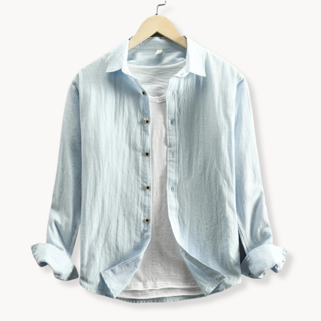 Camisa Whistler de Algodón y Lino