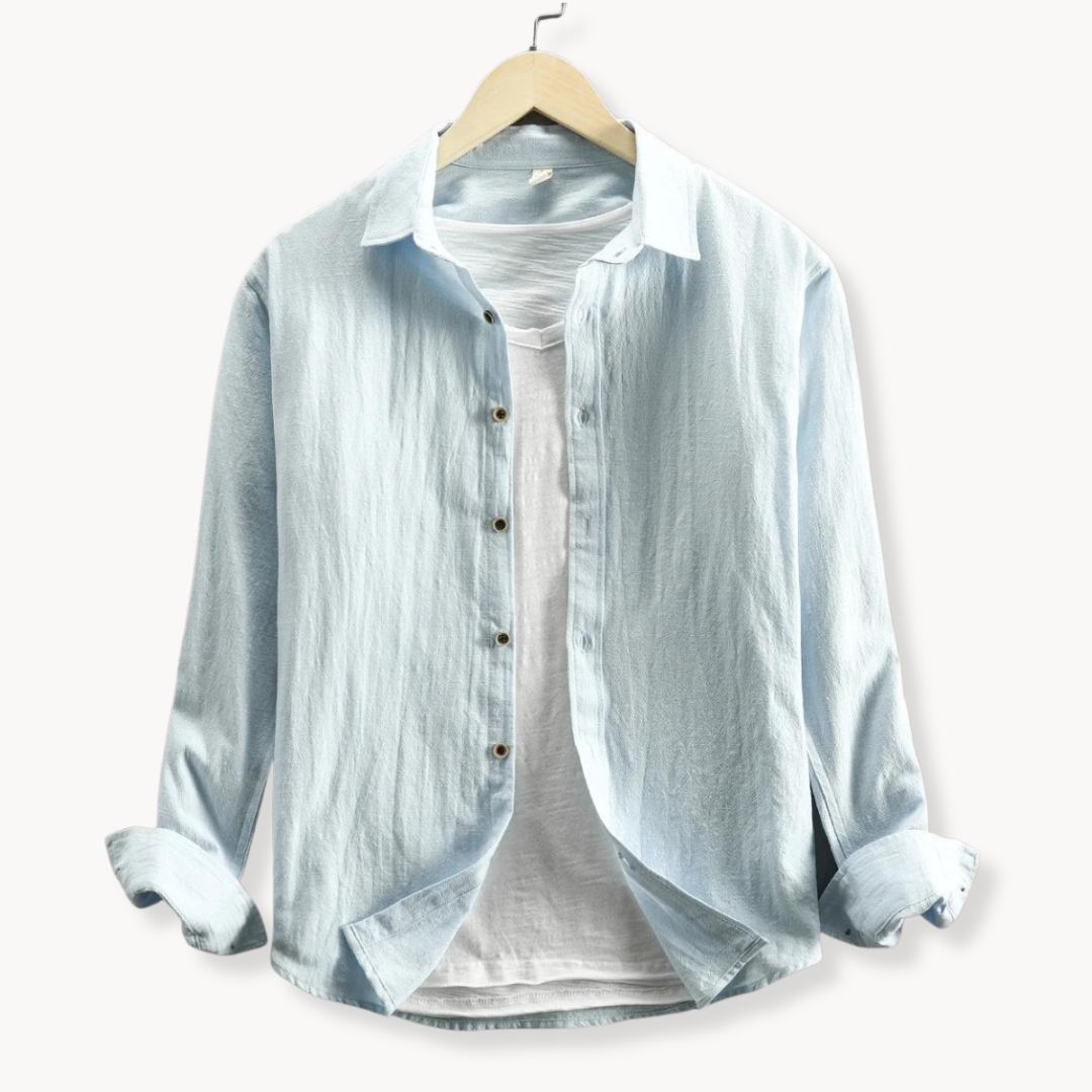 Camisa Whistler de Algodón y Lino