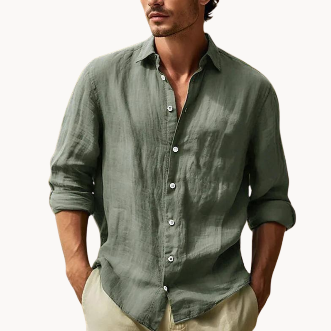 Camisa Griffin de Algodón