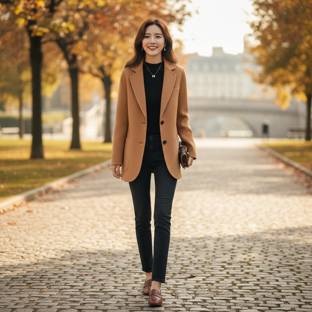 Charlotte | Blazer de Mujer con Solapa y Botones Delanteros | Smart Casual