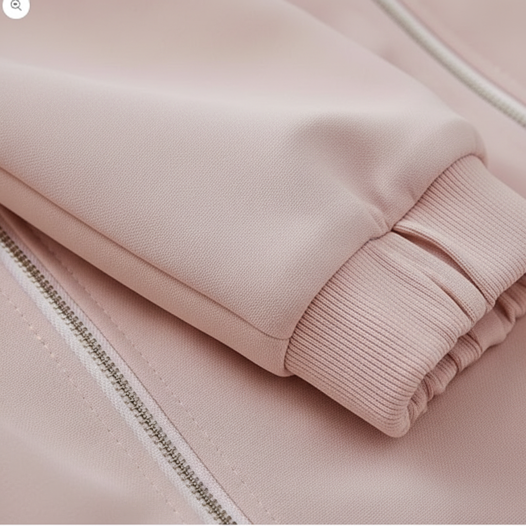 Charlotte | Chaqueta Bomber de Mujer con Cierre de Cremallera y Mangas Fruncidas | Chic