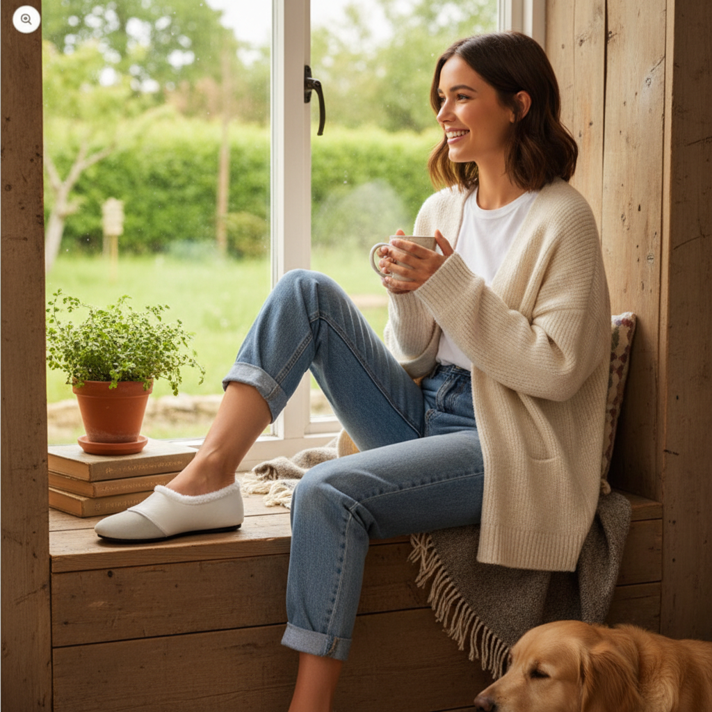 Charlotte | Mocasines de Mujer con Diseño Slip-On y Forro Suave | Acogedores