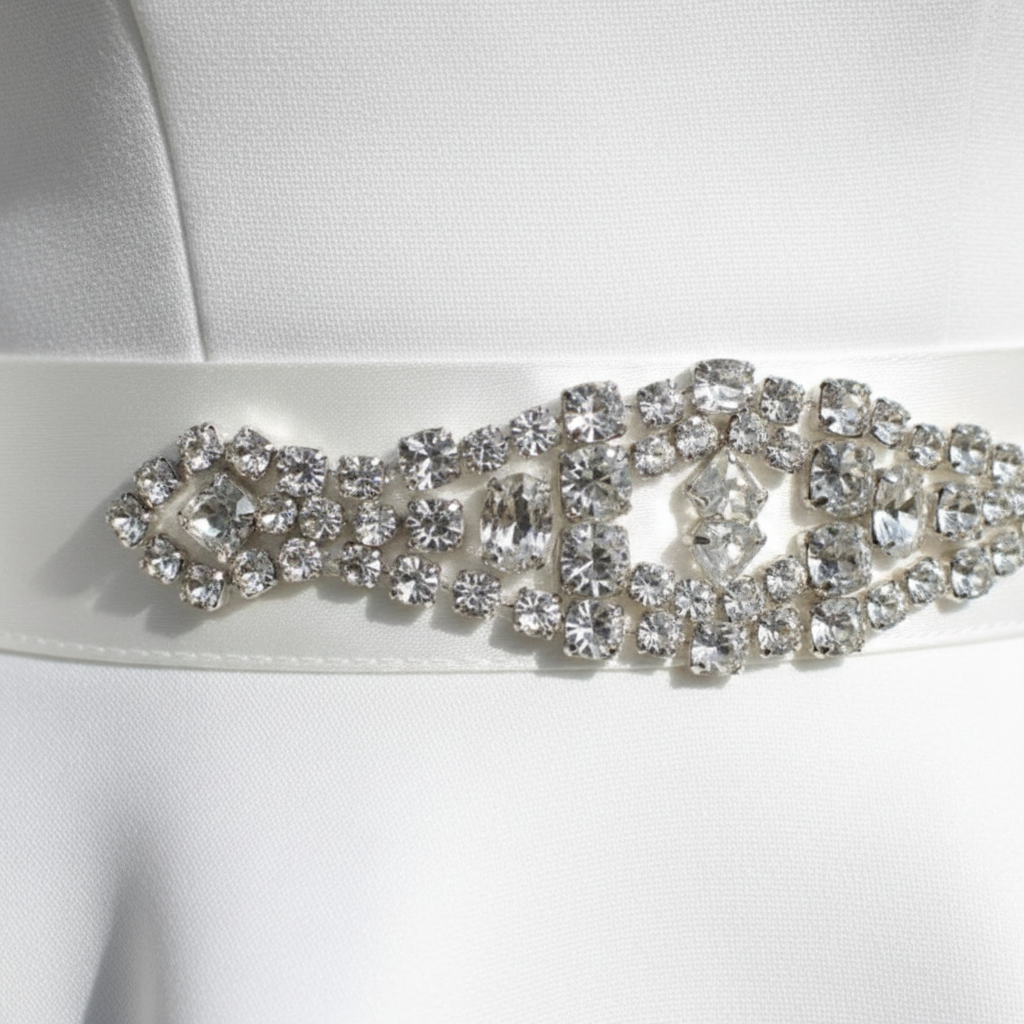 Charlotte | Vestido de Mujer para Invitada de Boda con Escote Barco y Manga Tres Cuartos | Elegante