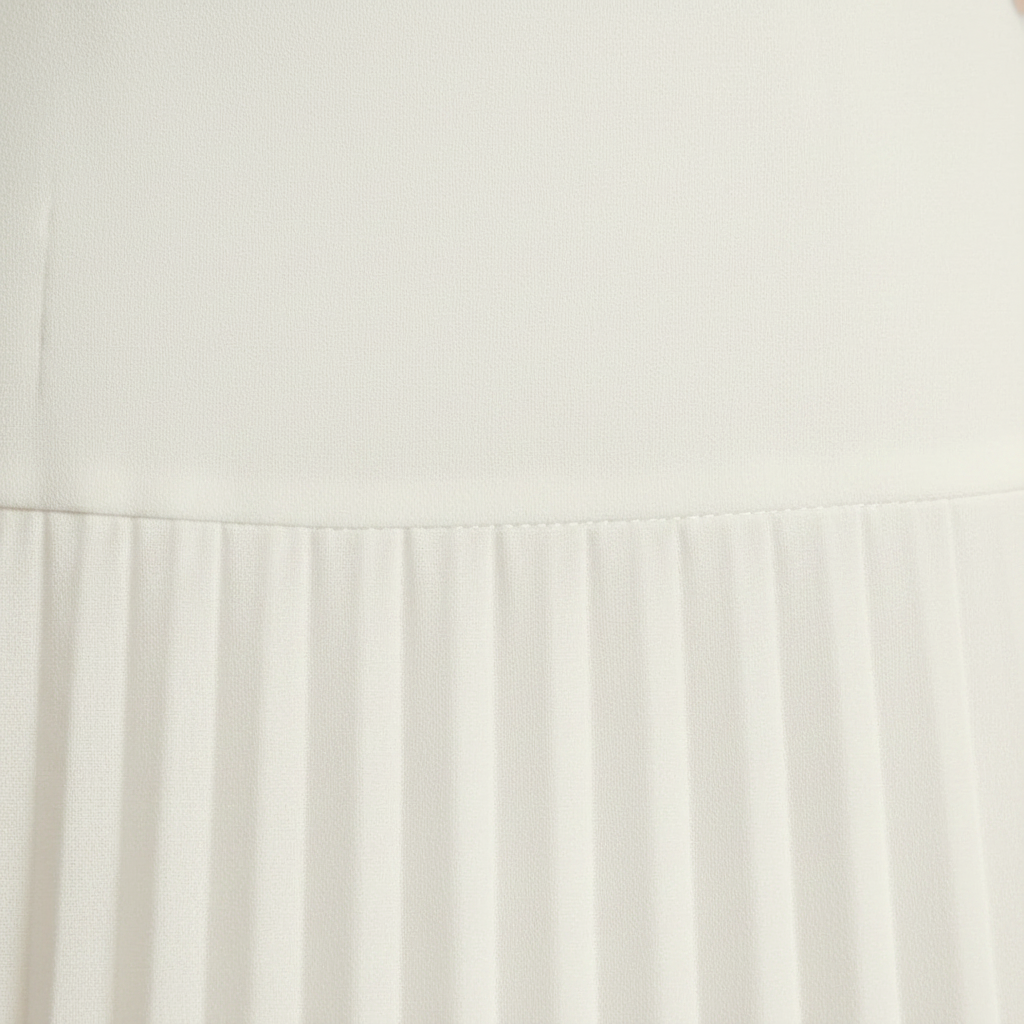 Charlotte | Vestido de Mujer para Invitada de Boda Sin Mangas con Falda Plisada | Elegante